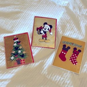 Three Disney Papyrus Christmas 🎄 Cards - NWT.